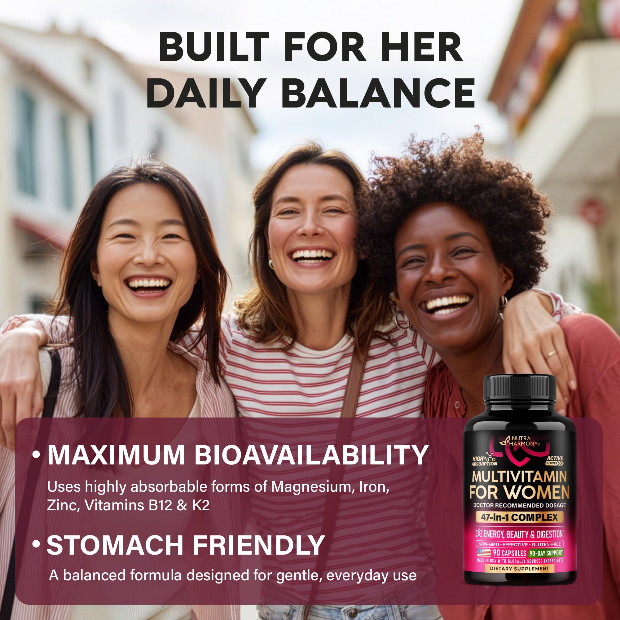 NUTRAHARMONY Multivitamin For Women 47-in-1 packaging