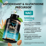 NUTRAHARMONY NAC Capsules opened bottle with capsules