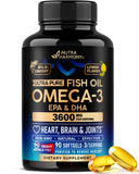 NUTRAHARMONY Omega-3 Fish Oil 3600 mg softgels front view