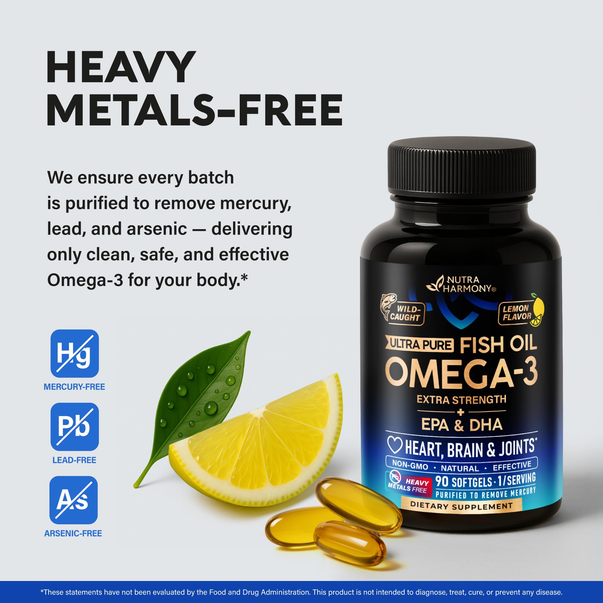 NUTRAHARMONY Omega-3 Fish Oil 3600 mg softgels lifestyle scene