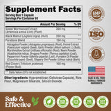 NUTRAHARMONY ParaGone Cleanse Complex 750mg with measuring spoon