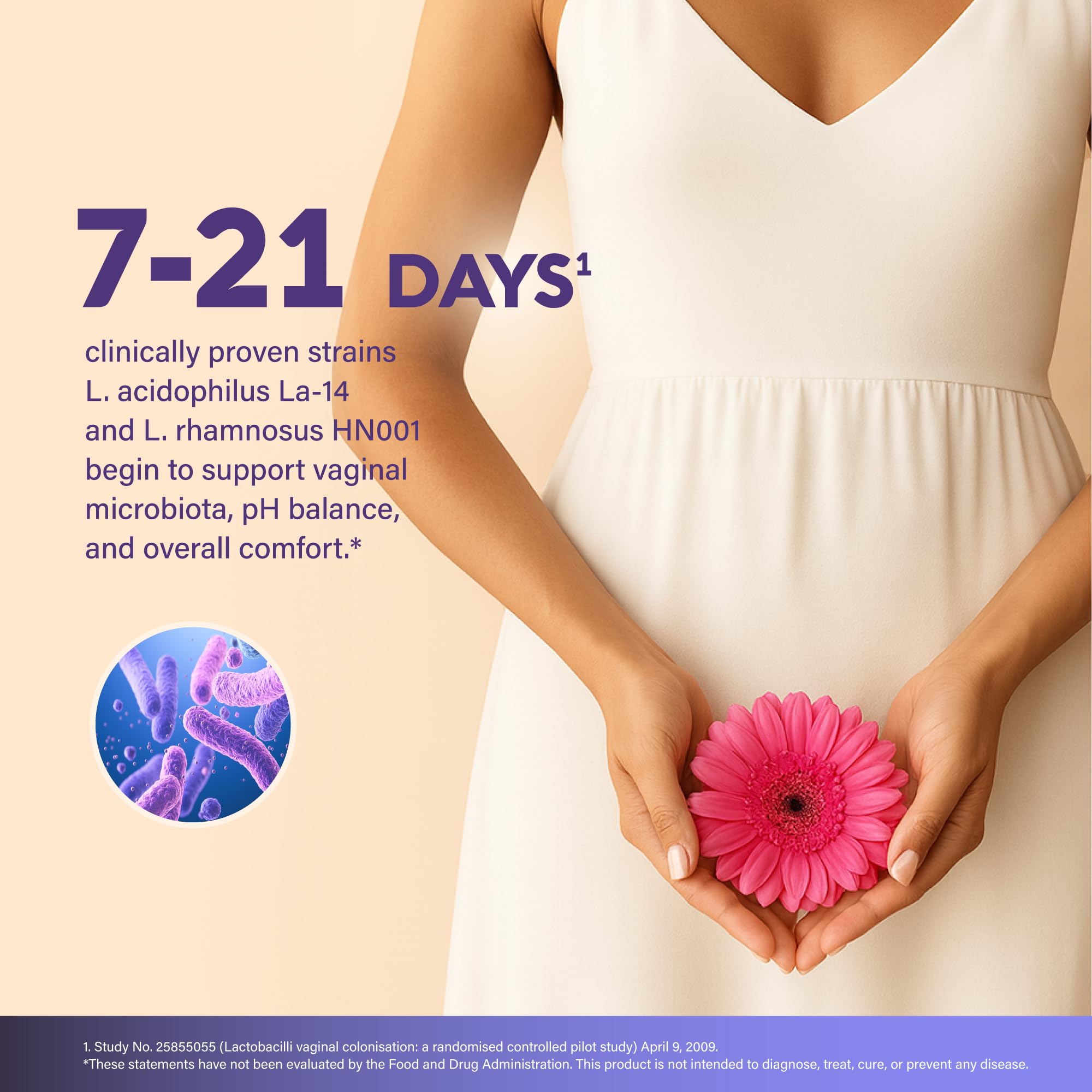 NUTRAHARMONY Probiotics for Women 50 Billion CFU capsule opened