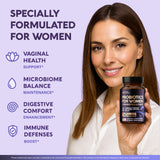 NUTRAHARMONY Probiotics for Women 50 Billion CFU capsule side view