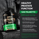 NUTRAHARMONY Saw Palmetto Supplement back view
