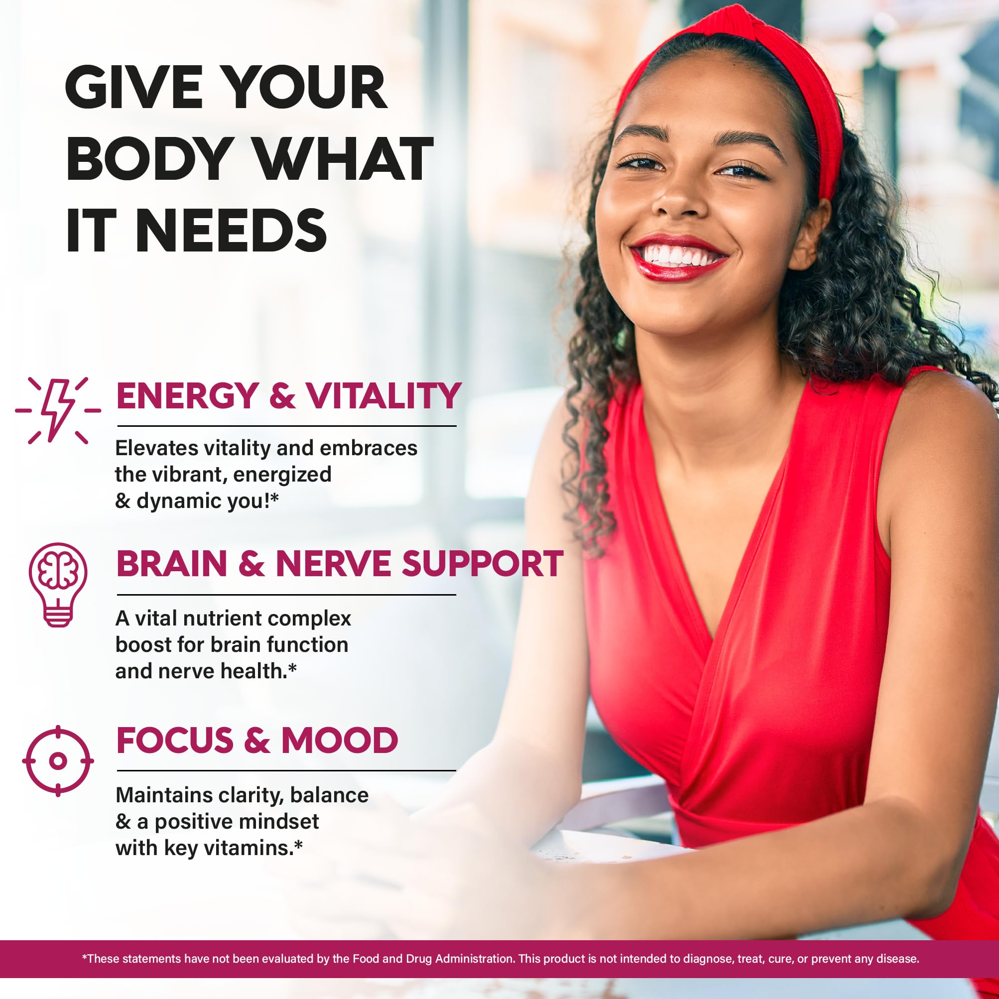 NUTRAHARMONY Vitamin B Complex back label showing ingredients