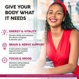 NUTRAHARMONY Vitamin B Complex back label showing ingredients