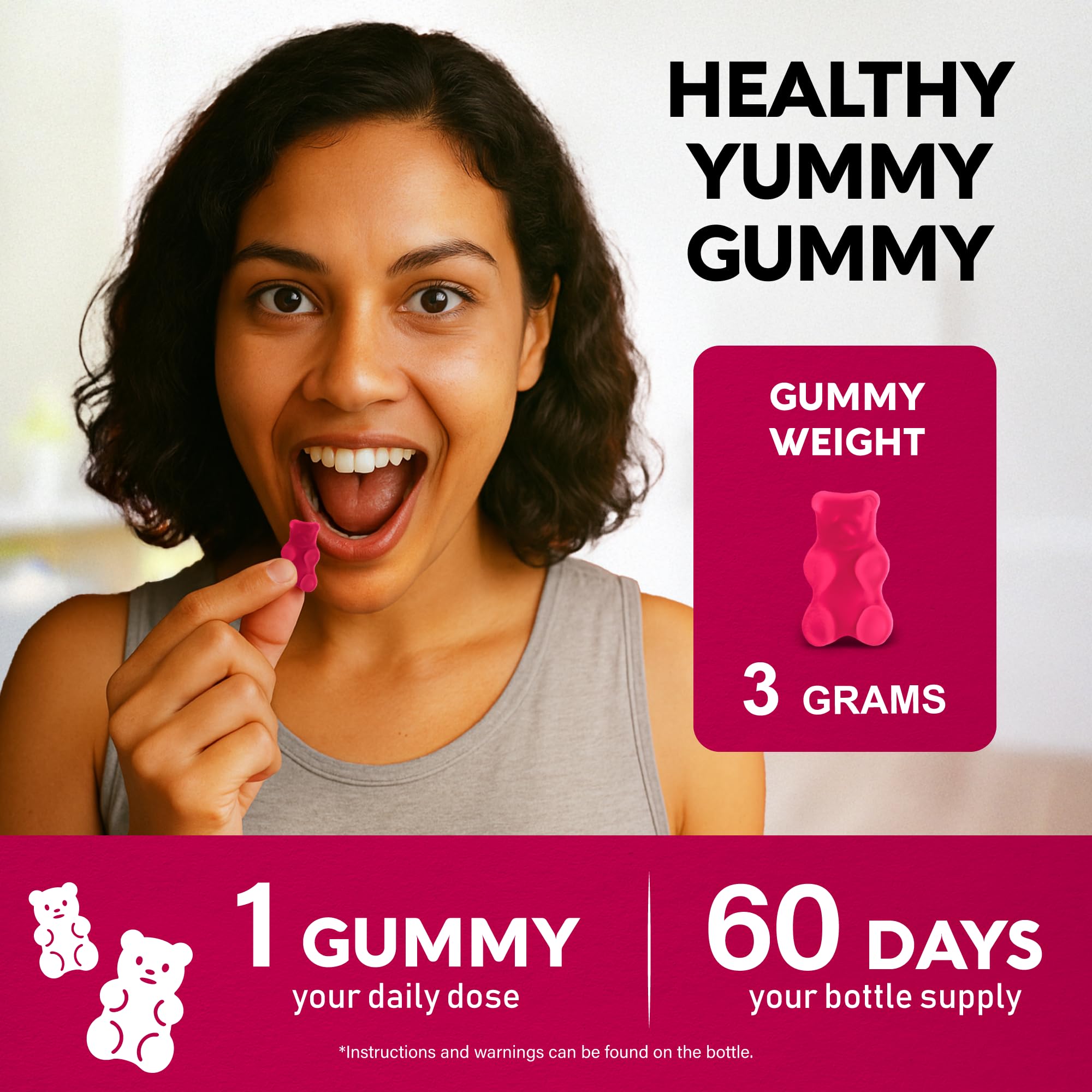 NUTRAHARMONY Vitamin B Complex Gummies serving size