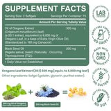 NUTRAJOY Oil of Oregano Softgels showing softgel capsules