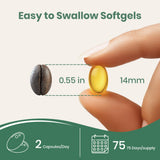 NUTRAJOY Oil of Oregano Softgels side view with label