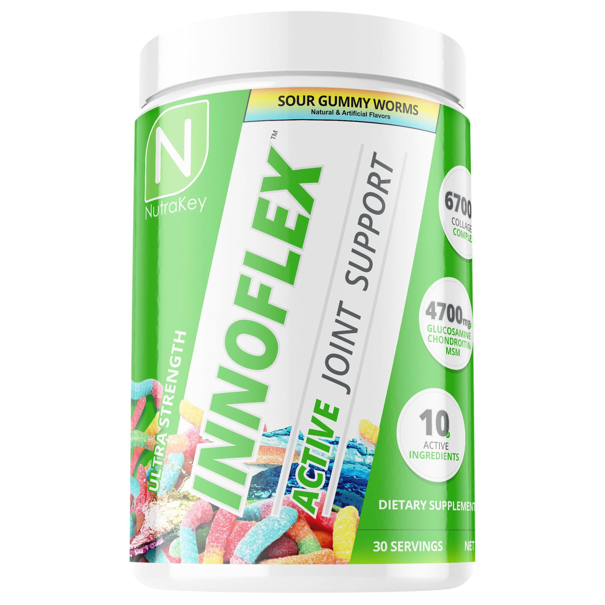 NutraKey Innoflex Chondroitin Joint Support Powder front view