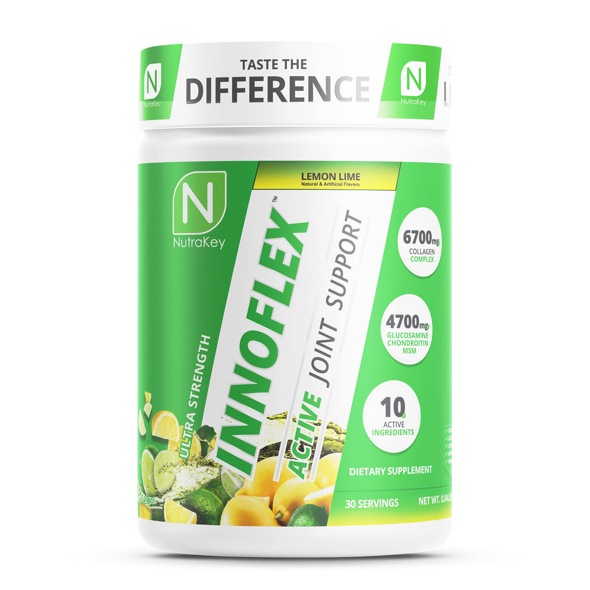 NutraKey Innoflex Chondroitin Powder 200g front view