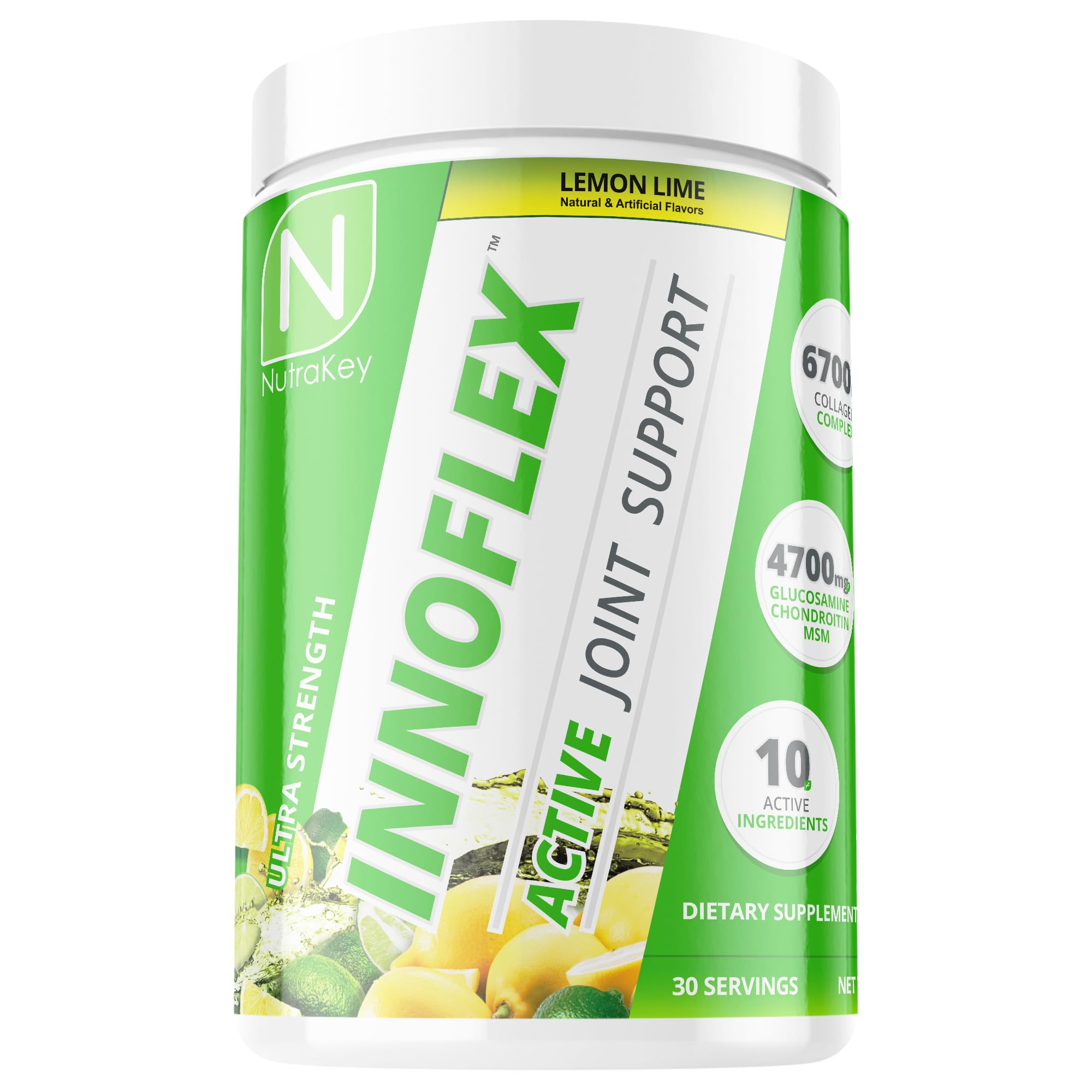 NutraKey Innoflex Chondroitin Powder 200g scoop