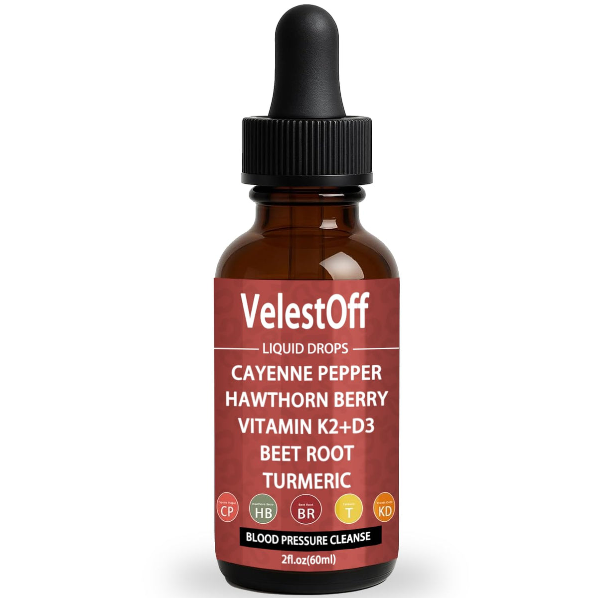 Nutralis Cayenne Pepper Hawthorn Beet Root Drops front view