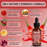 Nutralis Cayenne Pepper Hawthorn Beet Root Drops ingredients list