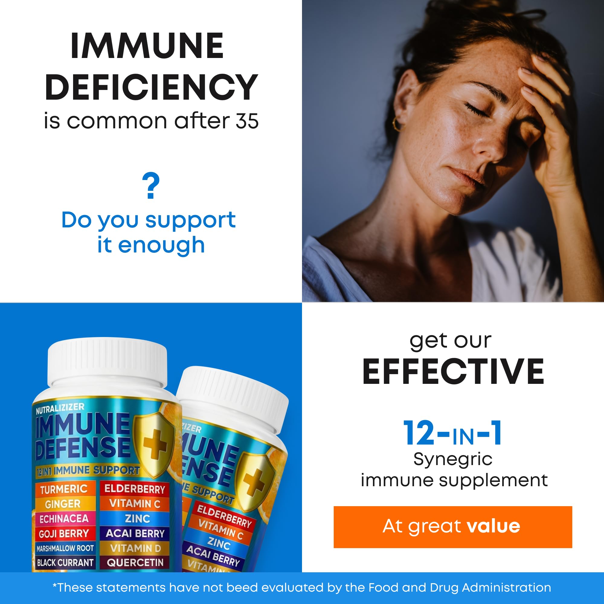 NUTRALIZIZER daily wellness Support Supplement 12-in-1 Capsules packaging