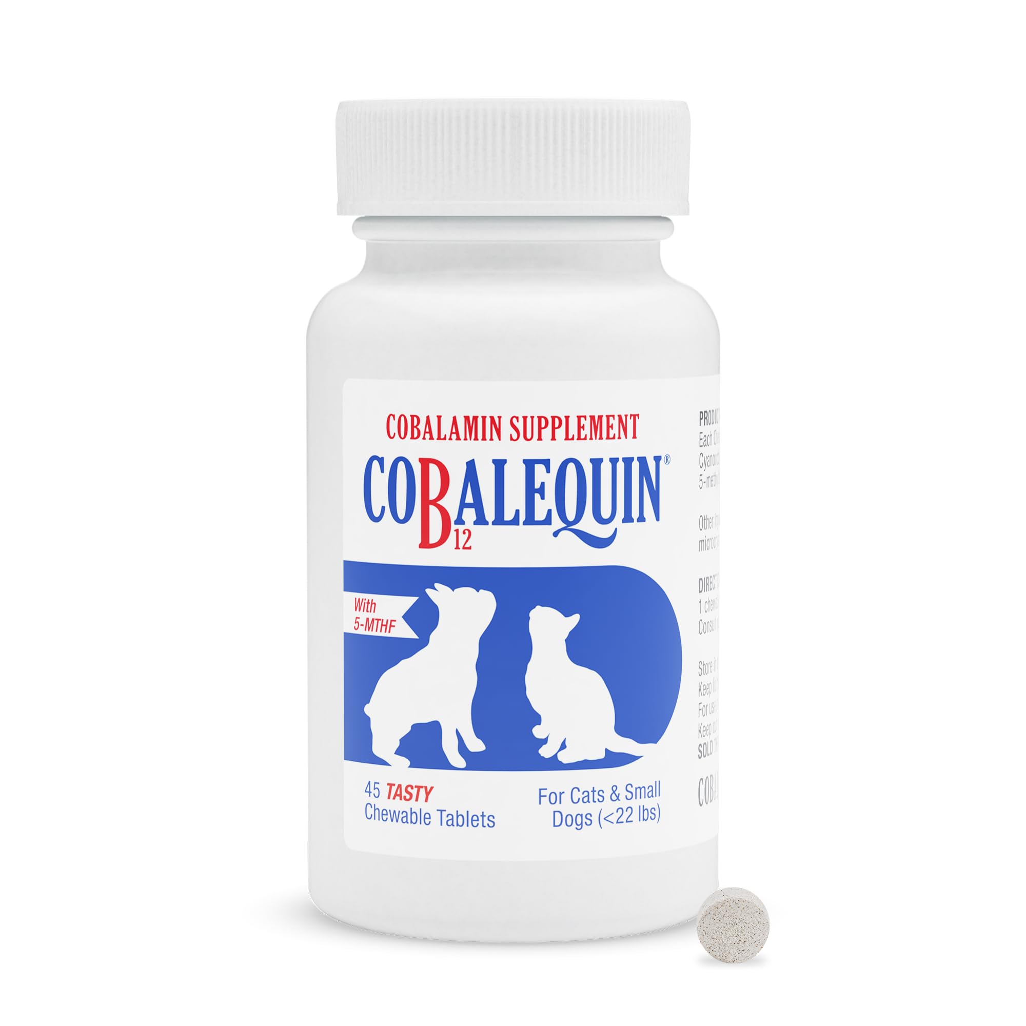 Nutramax Cobalequin B12 Supplement for Dogs 27g front view