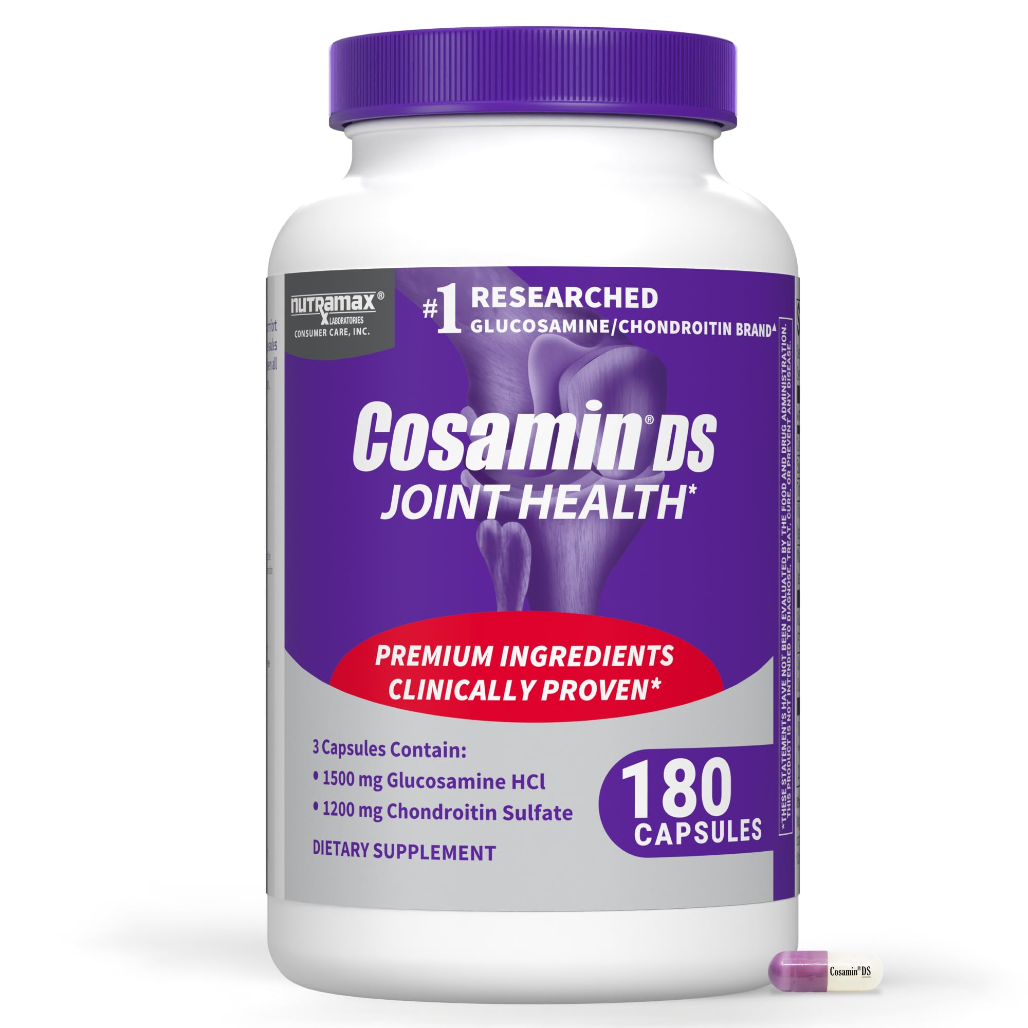 Nutramax Laboratories Cosamin Chondroitin 1200mg front view