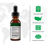 NutraMedix Adrenal Extracts bottle side view