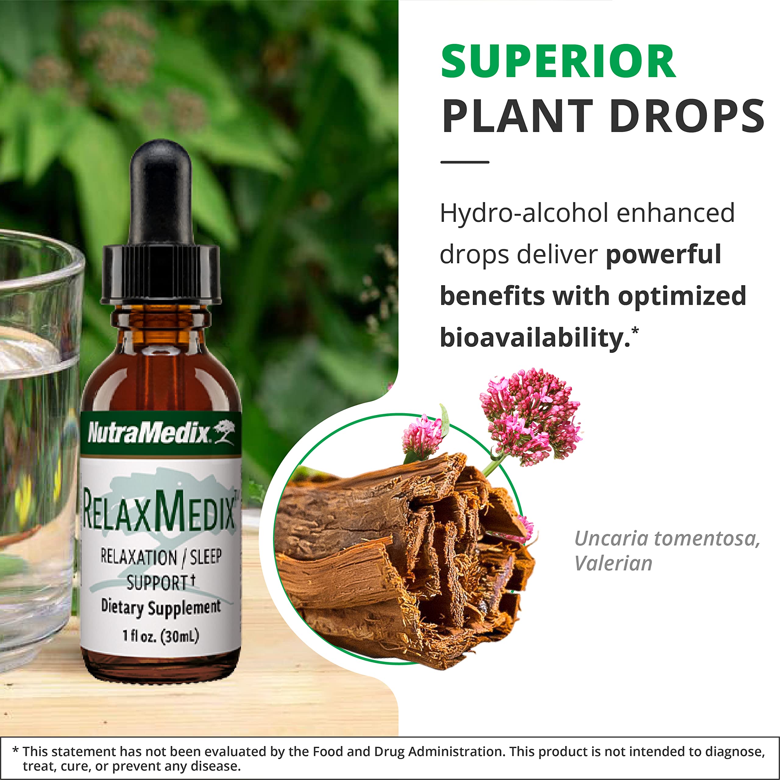NutraMedix daily wellness Drops in a glass of water
