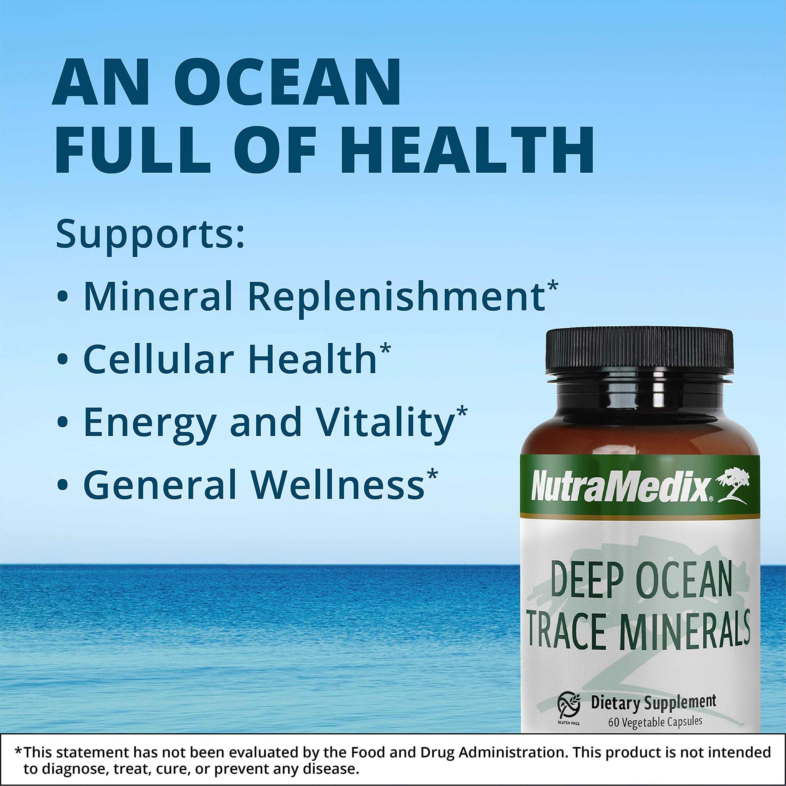 NutraMedix Deep Ocean Trace Minerals 68g lifestyle scene