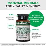 NutraMedix Deep Ocean Trace Minerals 68g supplement facts