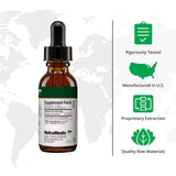 NutraMedix Ezov Hyssop Plant Drops 1oz bottle side view