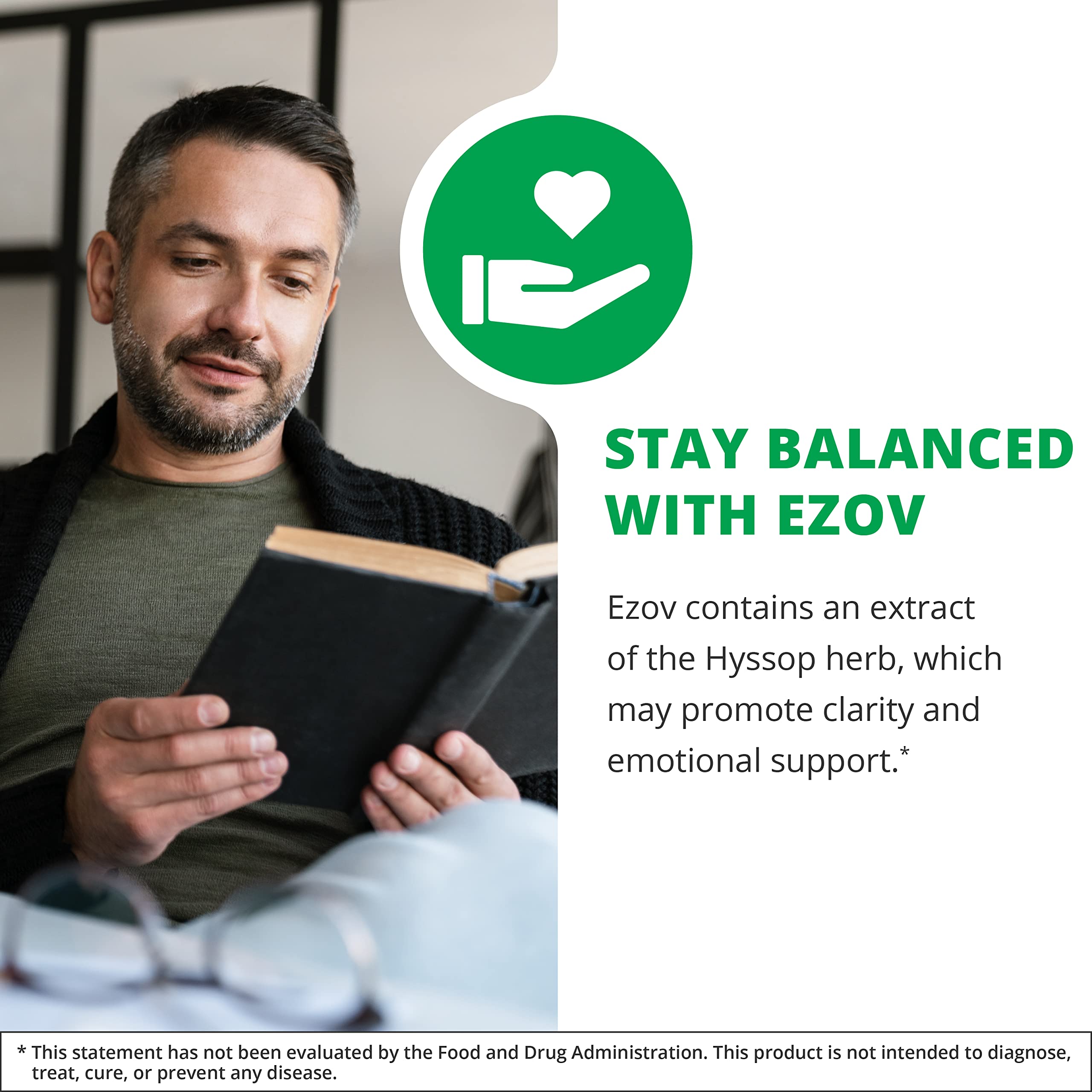 NutraMedix Ezov Hyssop Plant Drops 1oz liquid inside bottle