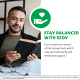 NutraMedix Ezov Hyssop Plant Drops 1oz liquid inside bottle