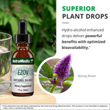 NutraMedix Ezov Hyssop Plant Drops 1oz packaging