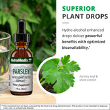 NutraMedix Parsley Liquid Drops 30g side view