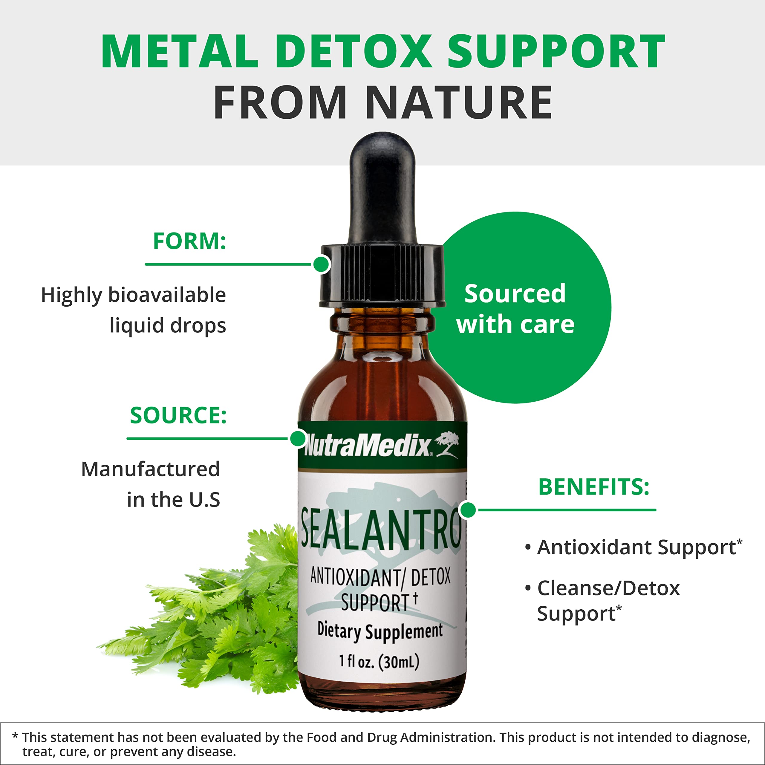 NutraMedix Sealantro Drops 68g packaging