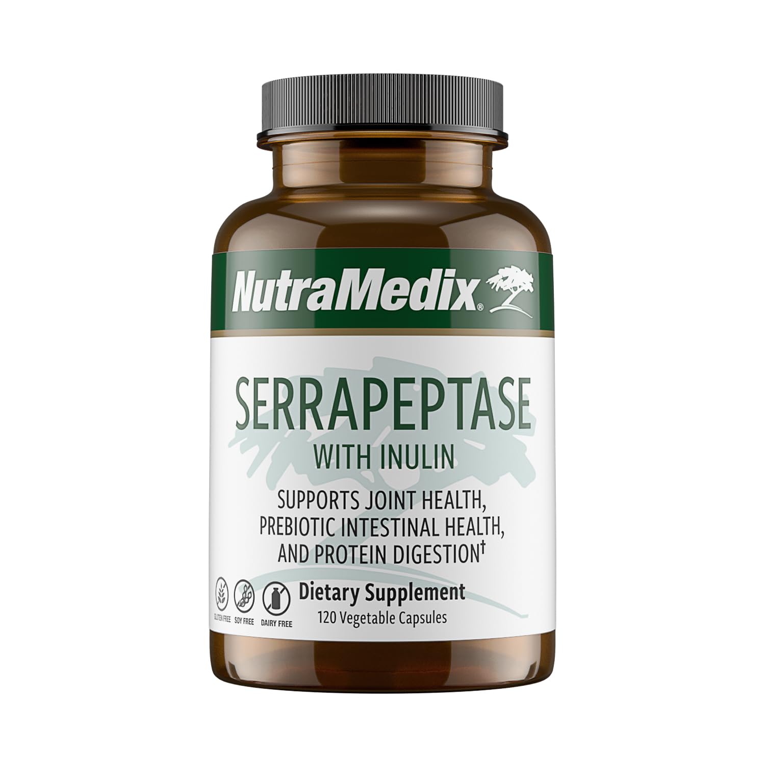 NutraMedix Serrapeptase Multi-Enzyme Supplement front view