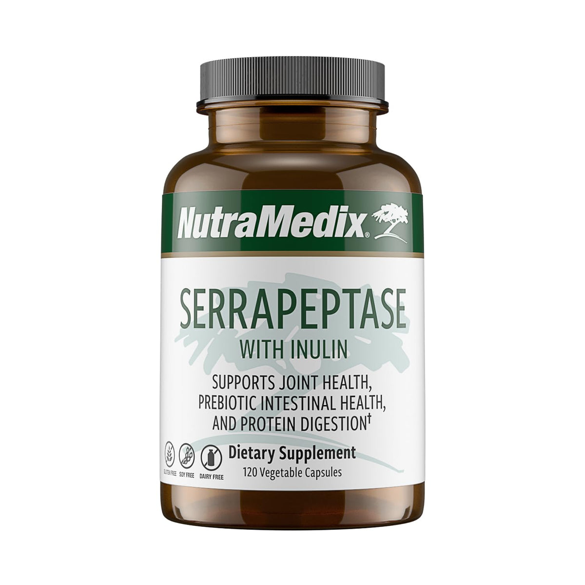 NutraMedix Serrapeptase Multi-Enzyme Supplement front view
