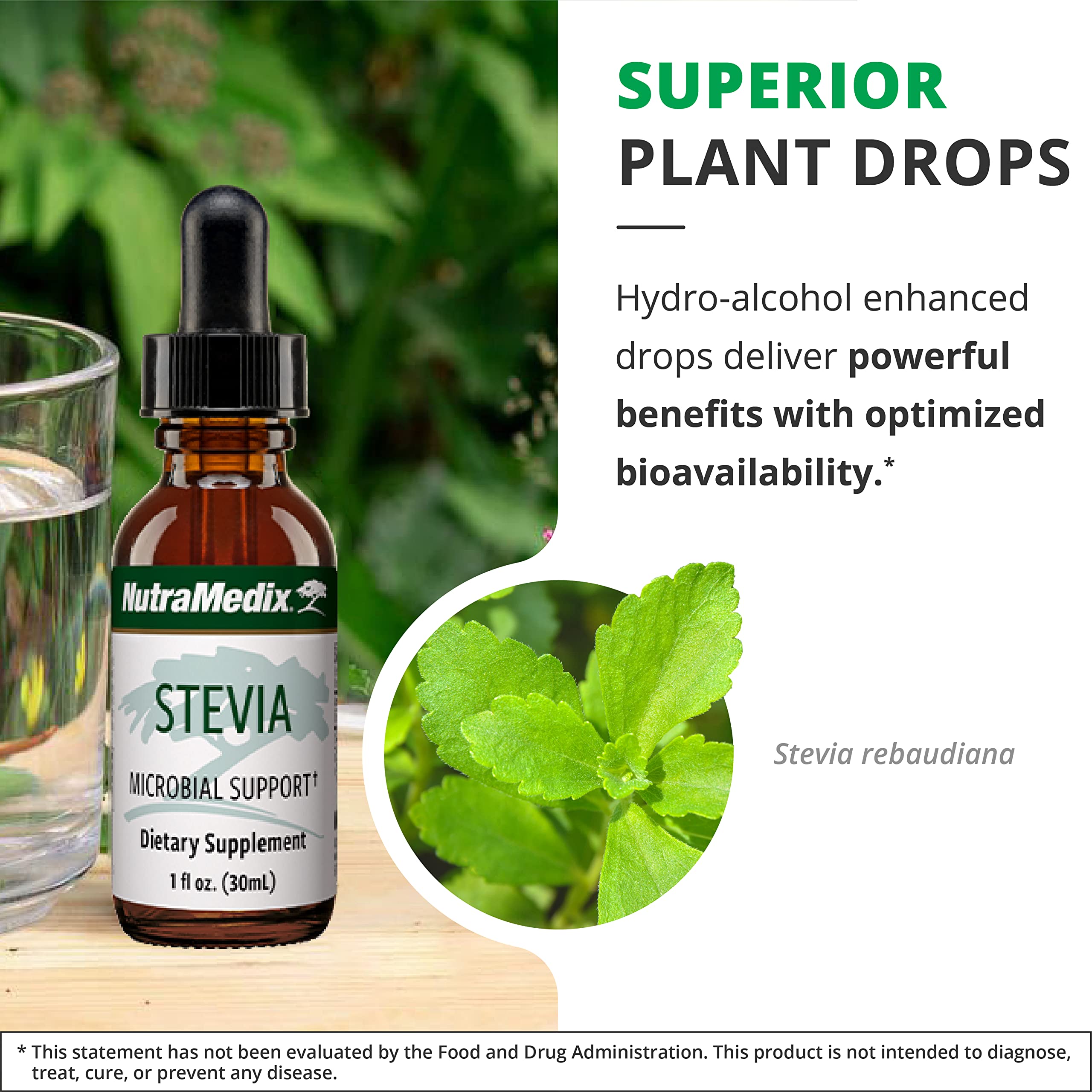 NutraMedix Stevia Liquid Drops 59g packaging