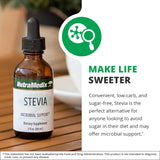NutraMedix Stevia Liquid Drops 59g with measuring drops