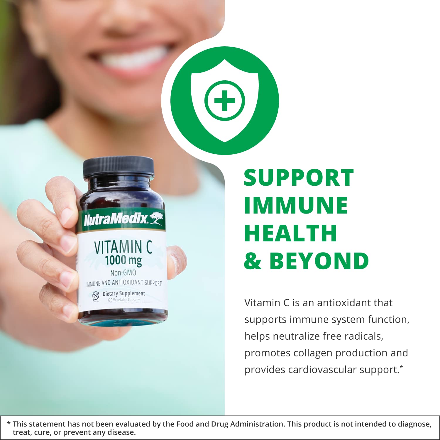 NutraMedix Vitamin C 1000mg capsules packaging