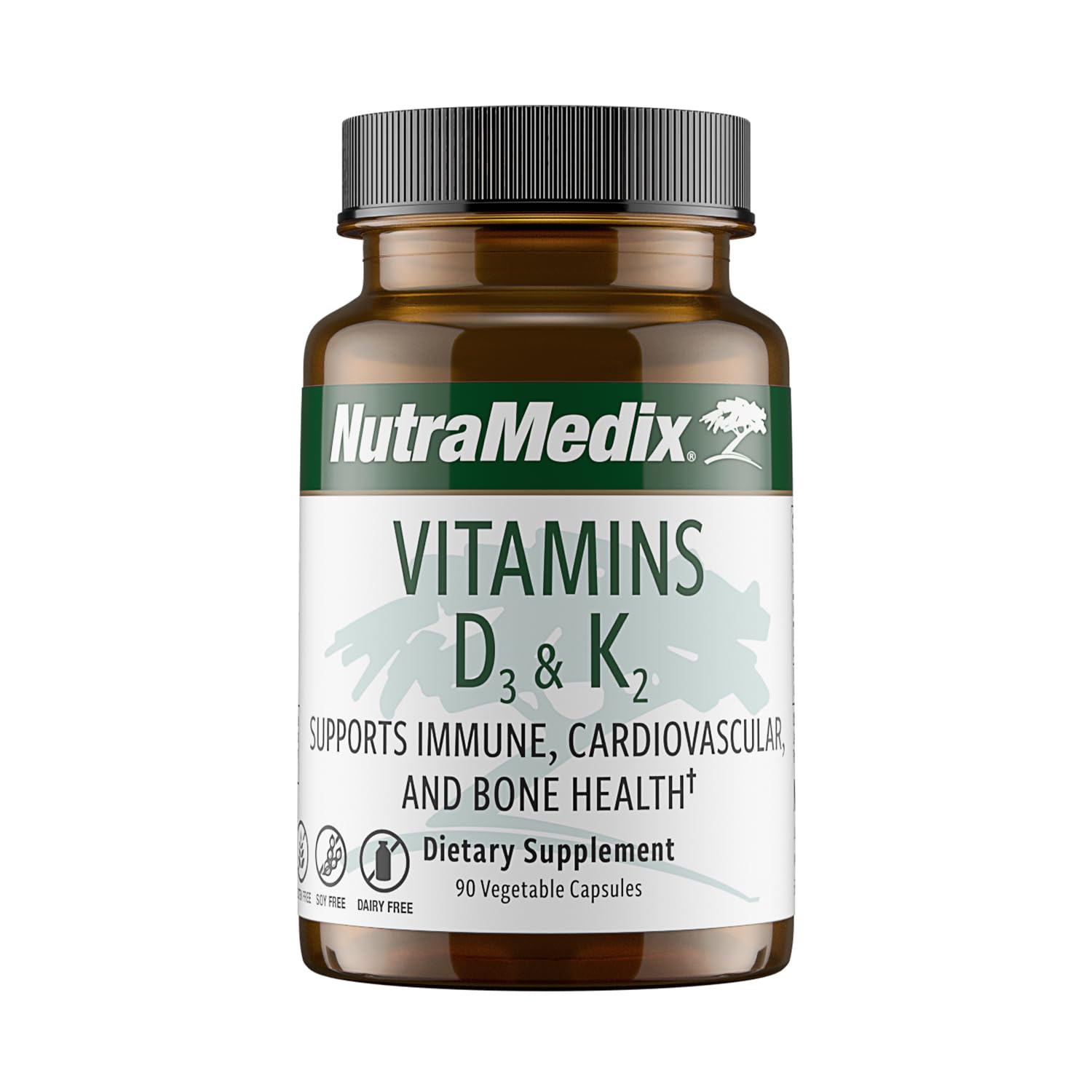 NutraMedix Vitamin D3 & K2 Supplement front view