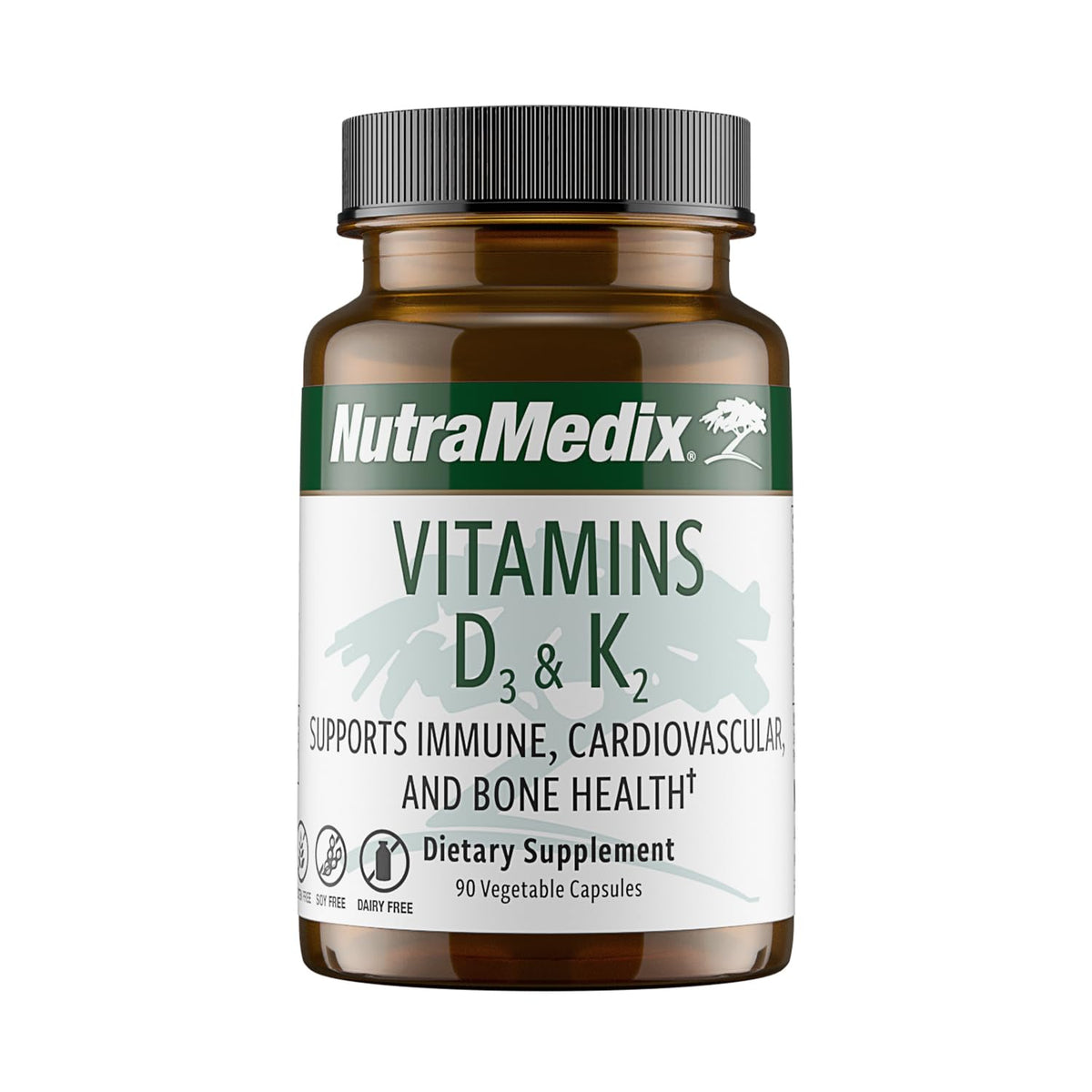 NutraMedix Vitamin D3 & K2 Supplement front view