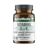 NutraMedix Vitamin D3 & K2 Supplement front view