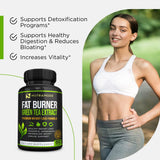NUTRAMODE Green Tea Extract Fat Burner Supplement back view