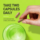NUTRAMODE Green Tea Extract Fat Burner Supplement capsules close-up
