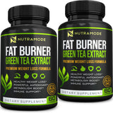 NUTRAMODE Green Tea Extract Fat Burner Supplement front view