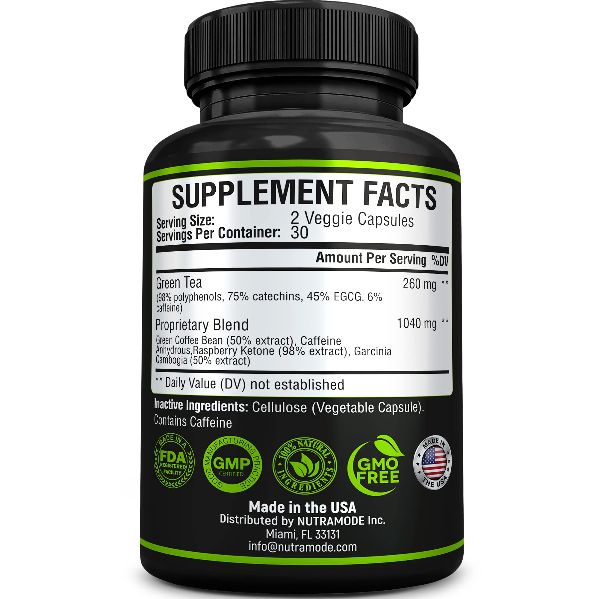 NUTRAMODE Green Tea Extract Fat Burner Supplement lifestyle scene