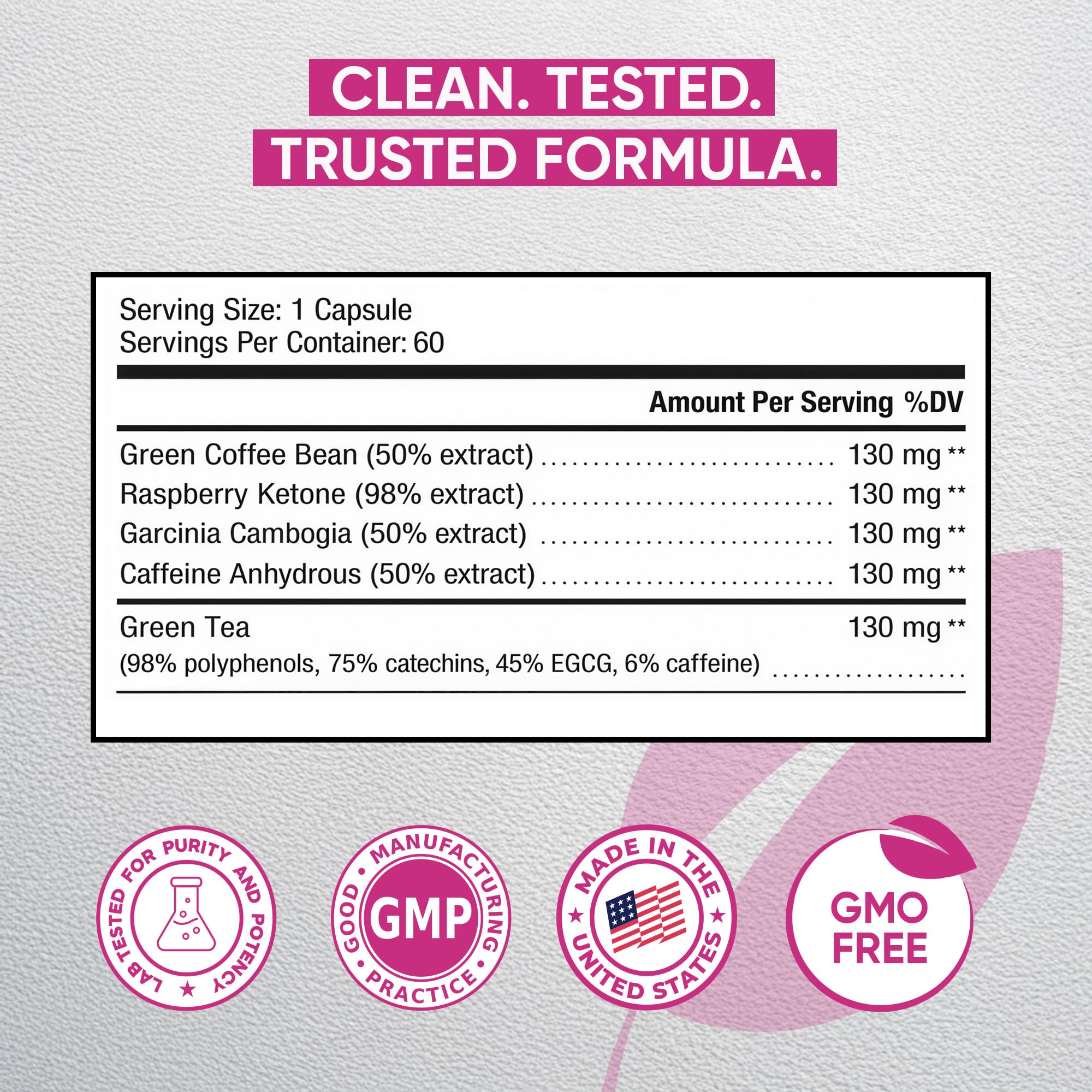 NUTRAMODE Raspberry Ketones product dimensions