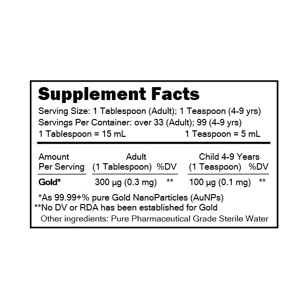 Nutraneering MediGOLD supplement in clear BPA-free bottle