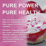 NutraNourish Beet Root Capsules 1300mg capsules on a wooden table