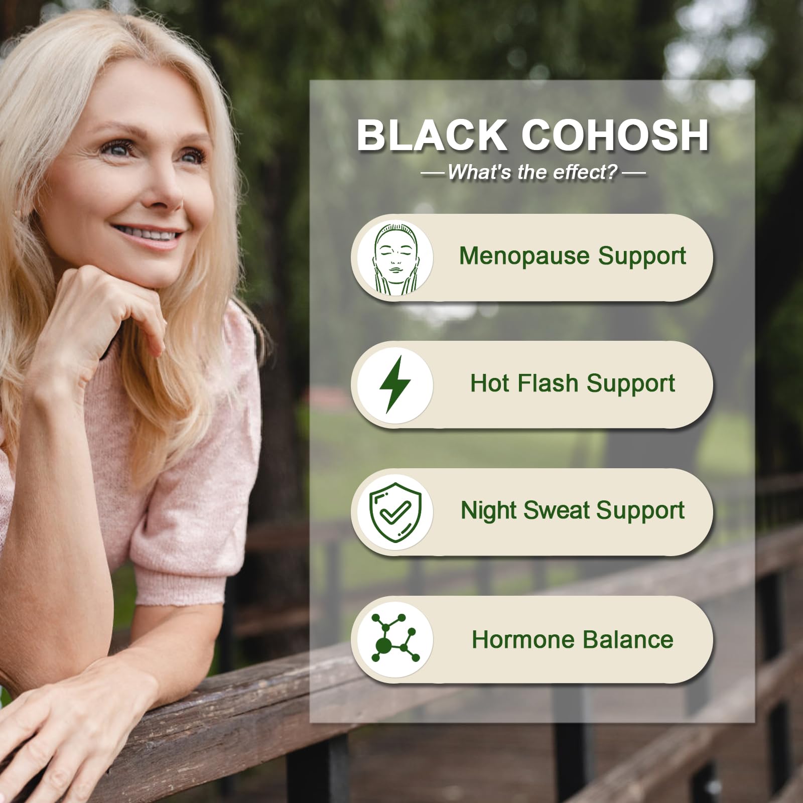 NutraNourish Black Cohosh Gummies side view of bottle
