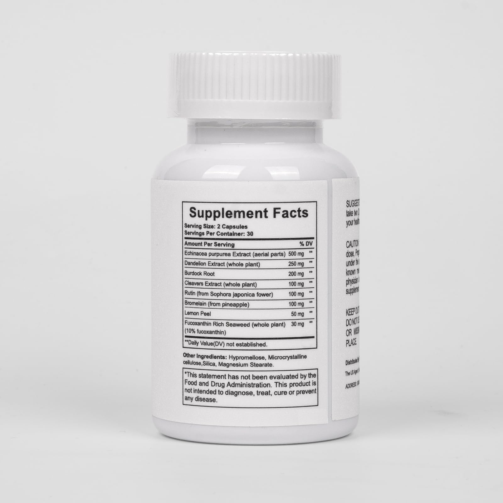 NutraNourish Echinacea Herbal Supplement 90g capsules in a lifestyle setting