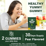NutraNourish Mullein Gummies pear flavour close-up