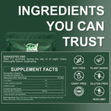 NutraNourish Mullein Gummies side view with dosage information